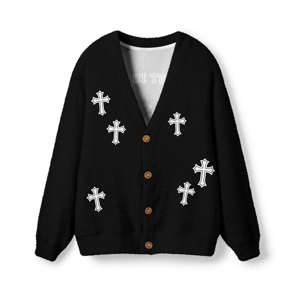 Christ Is King Christian Lightweight Cardigan