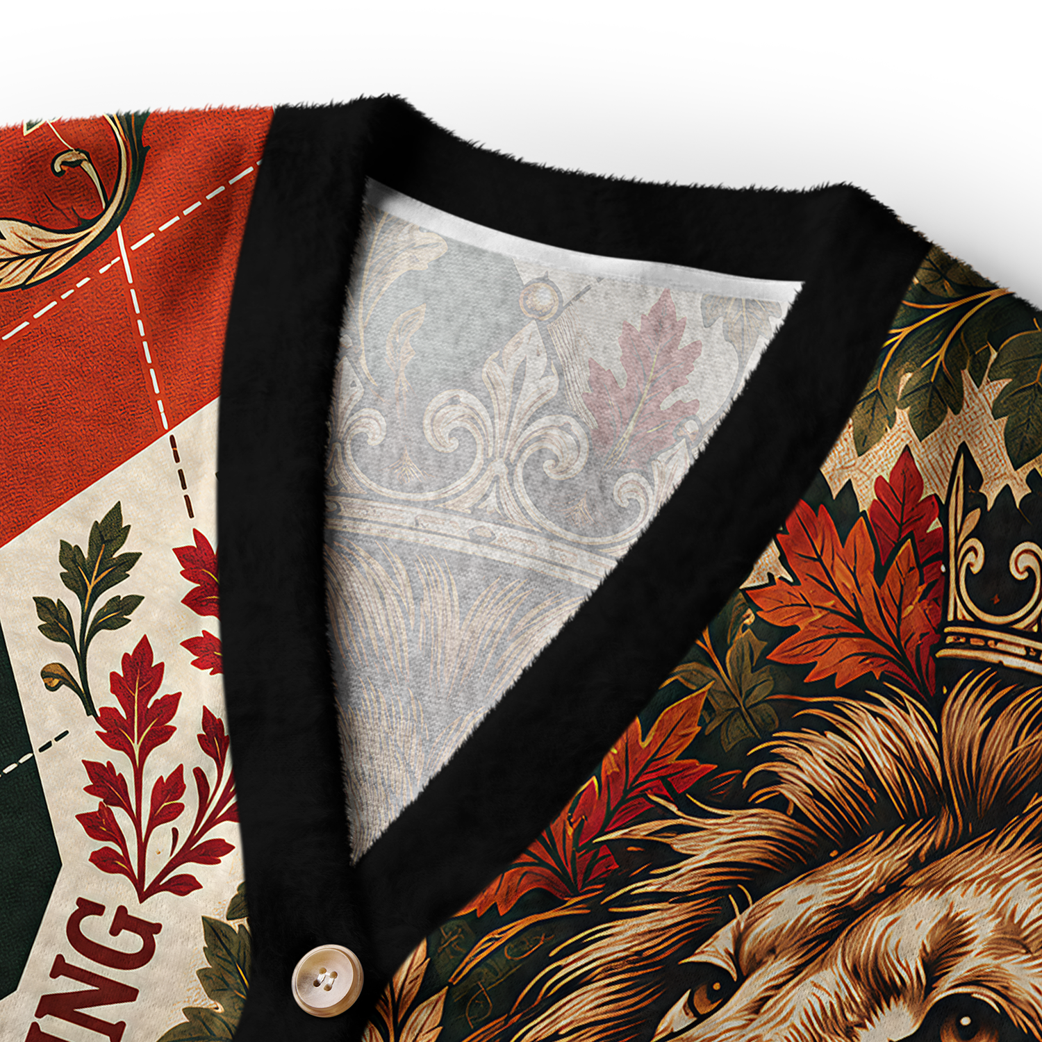 Christ Is King Christian Lightweight Cardigan