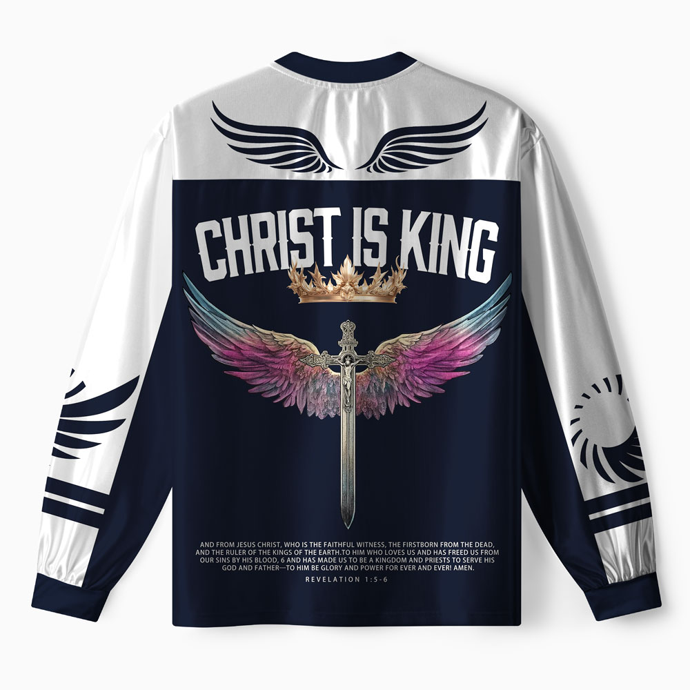 Christ Is King Christian Long Sleeve Jersey