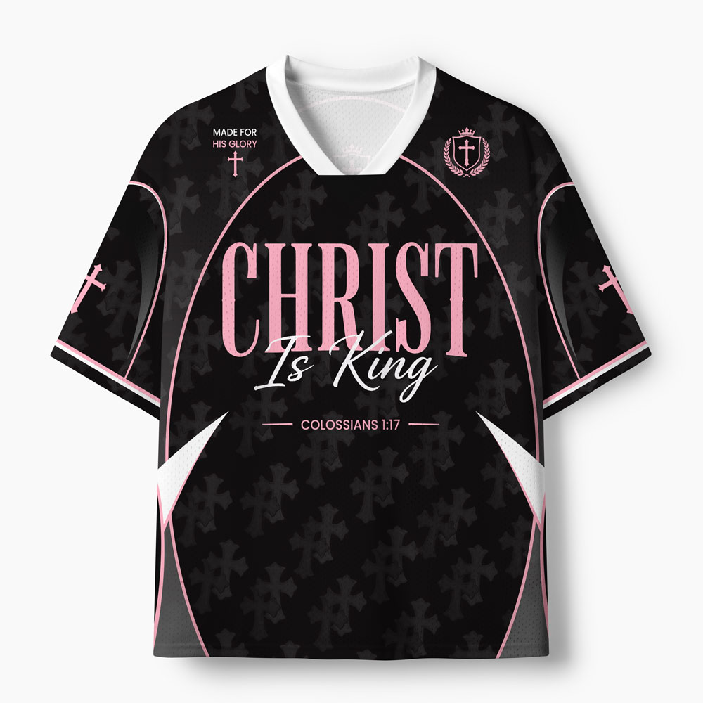 Christ Is King Christian Mesh Jersey  