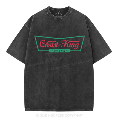 Christ Is King Christian Washed T-Shirt