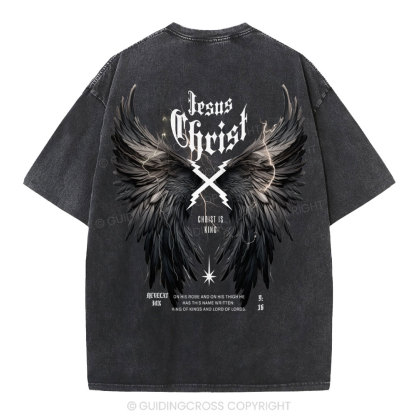 Christ Is King Christian Washed T-Shirt