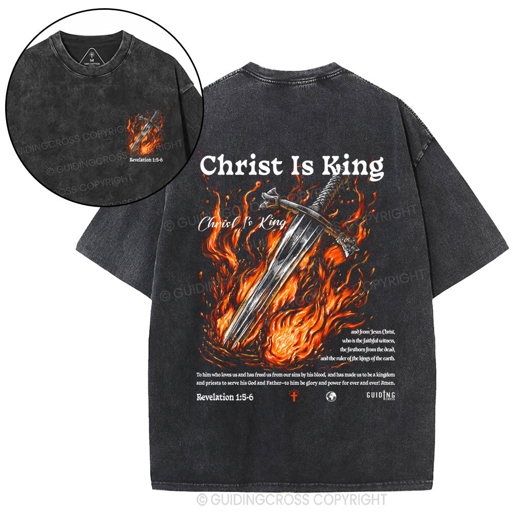 New-Sample Christian Washed T-Shirt Sale - GuidingCross