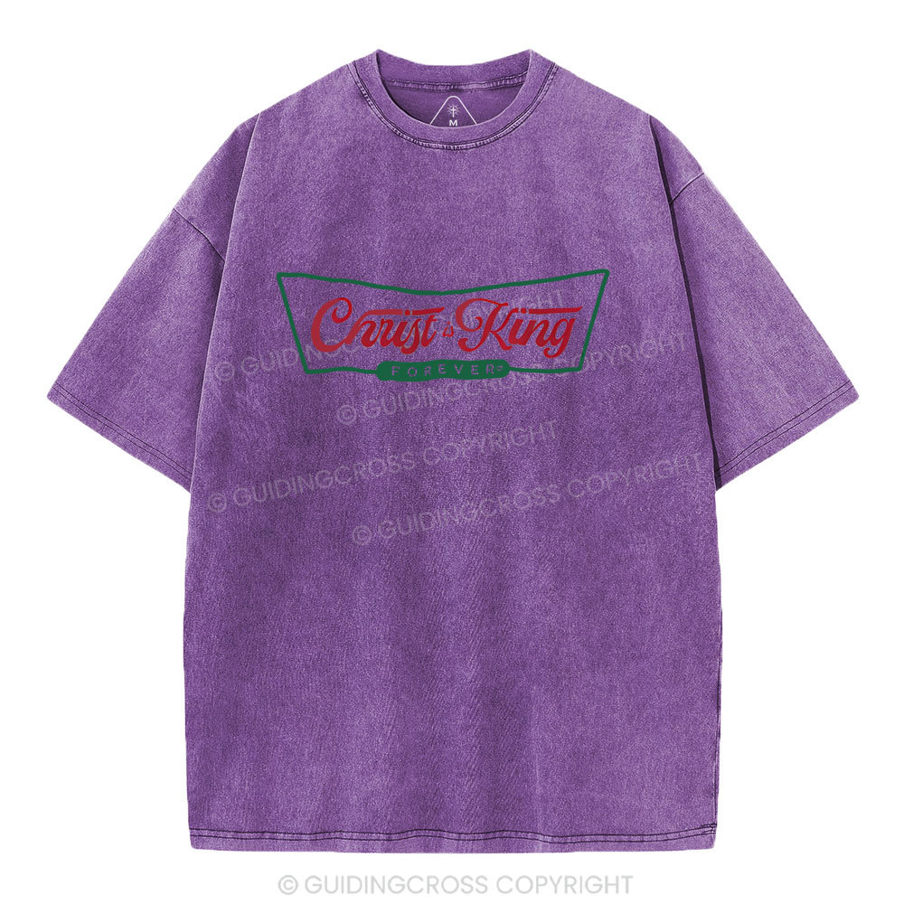 Christ Is King Christian Washed T-Shirt
