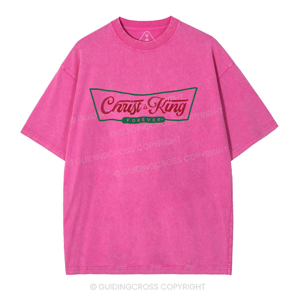 Christ Is King Christian Washed T-Shirt