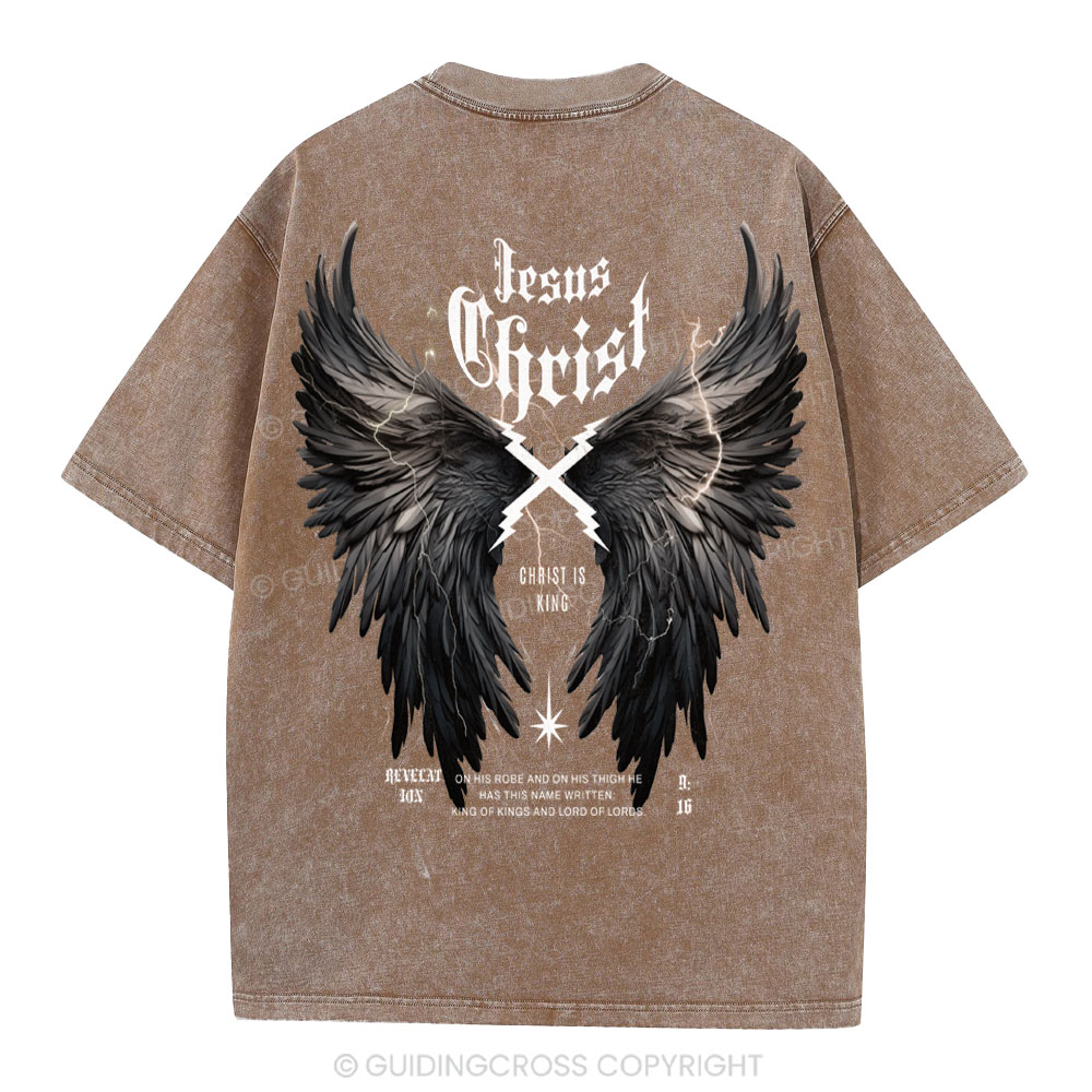 Christ Is King Christian Washed T-Shirt
