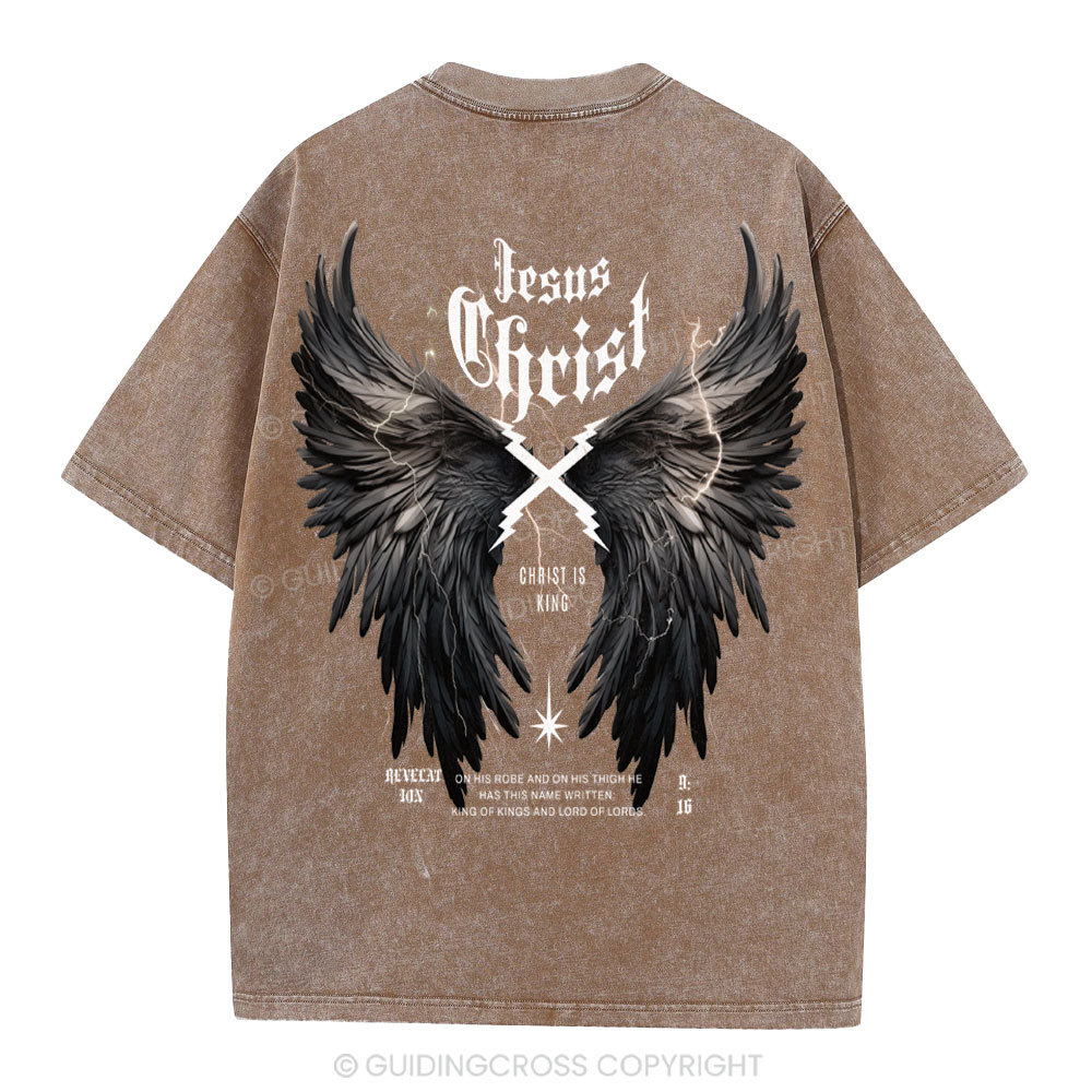 Christ Is King Christian Washed T-Shirt