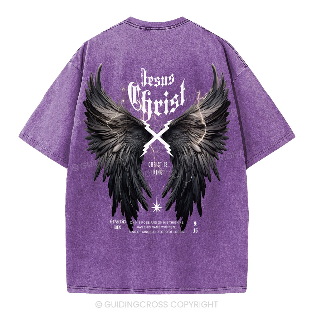 Christ Is King Christian Washed T-Shirt