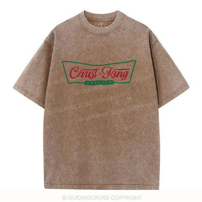 Christ Is King Christian Washed T-Shirt