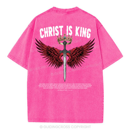 Christ Is King Christian Washed T-Shirt