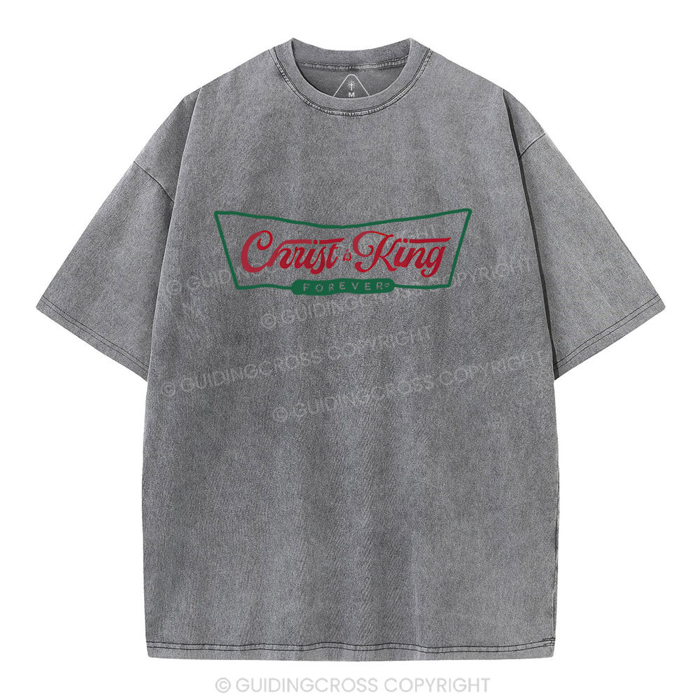 Christ Is King Christian Washed T-Shirt