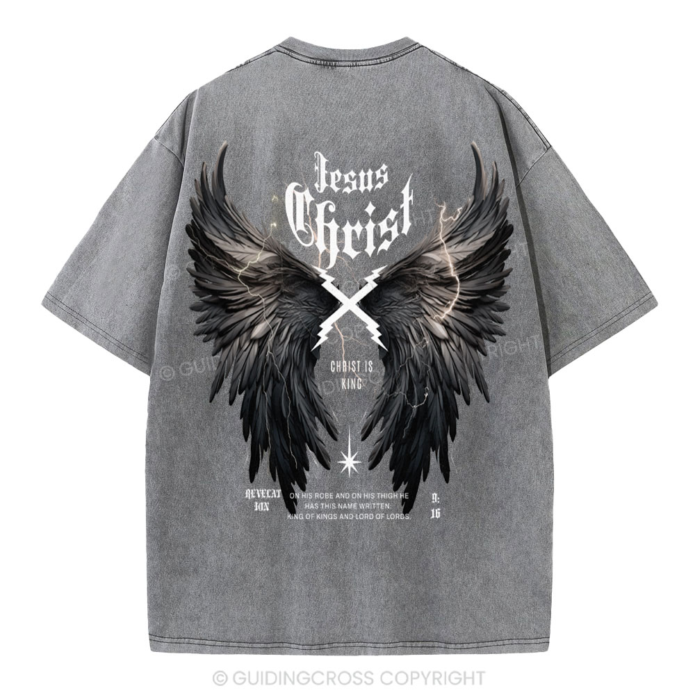 Christ Is King Christian Washed T-Shirt
