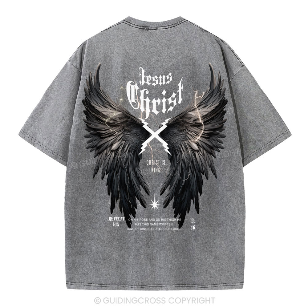 Christ Is King Christian Washed T-Shirt