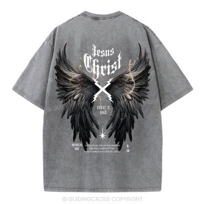 Christ Is King Christian Washed T-Shirt
