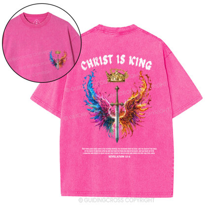Christ Is King Christian Washed T-Shirt
