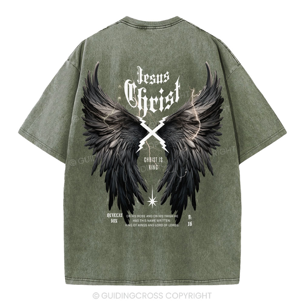 Christ Is King Christian Washed T-Shirt