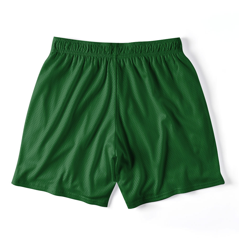 Christ Is Lord Christian Green Mesh Shorts