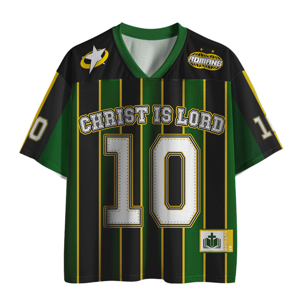 Christ Is lord Nation Christian Mesh Jersey