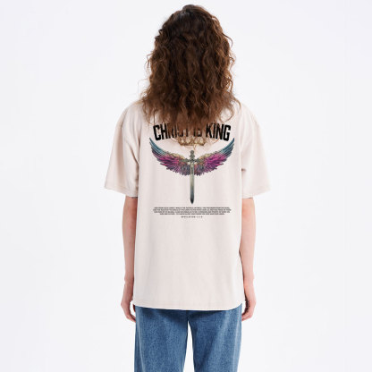 Christ Is King Christian Washed T-Shirt