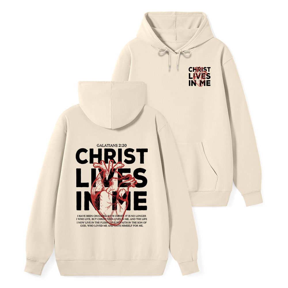 Christ Lives In Me Christian Classic Hoodie