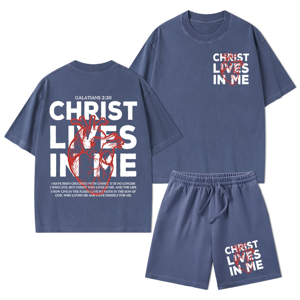 Sample Christian Washed T-Shirt & Shorts Sale - GuidingCross