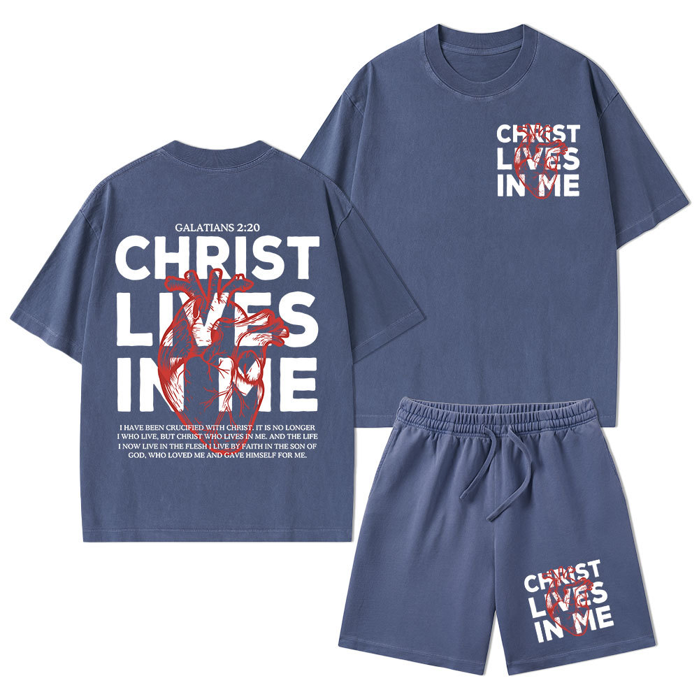 Sample Christian Washed T-Shirt & Shorts Sale - GuidingCross