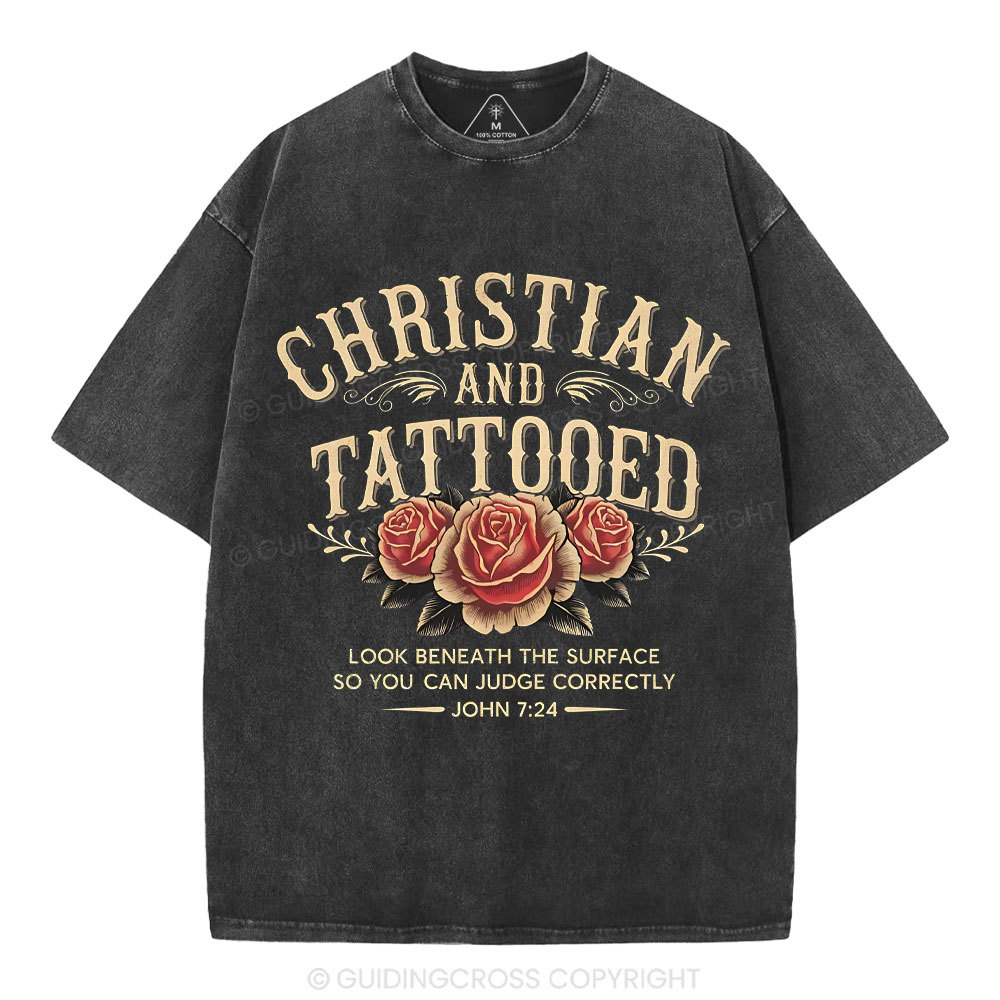 New-Sample Christian Washed T-Shirt Sale - GuidingCross