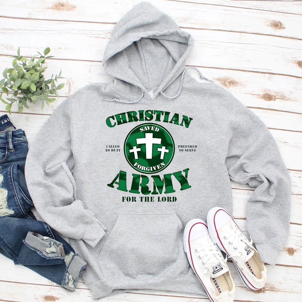 Christian Army For The Lord Christian Hoodie