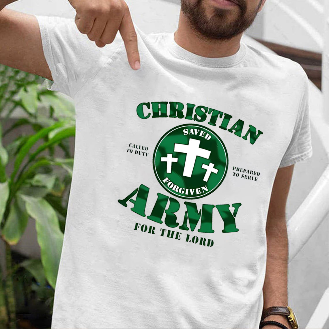 Christian Army For The Lord Christian T-Shirt