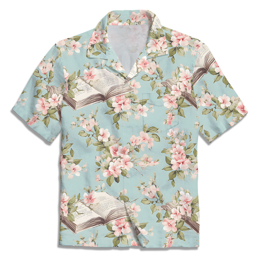 Christian Book Flower  Hawaiian Shirt