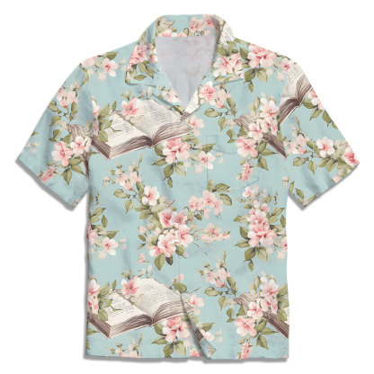 Christian Book Flower  Hawaiian Shirt
