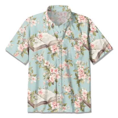 Christian Book Flower  Hawaiian Shirt