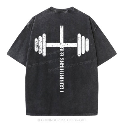Christian Fitness Corinthians Christian Washed T-Shirt