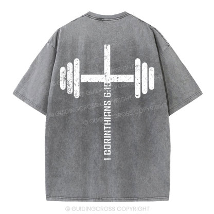 Christian Fitness Corinthians Christian Washed T-Shirt