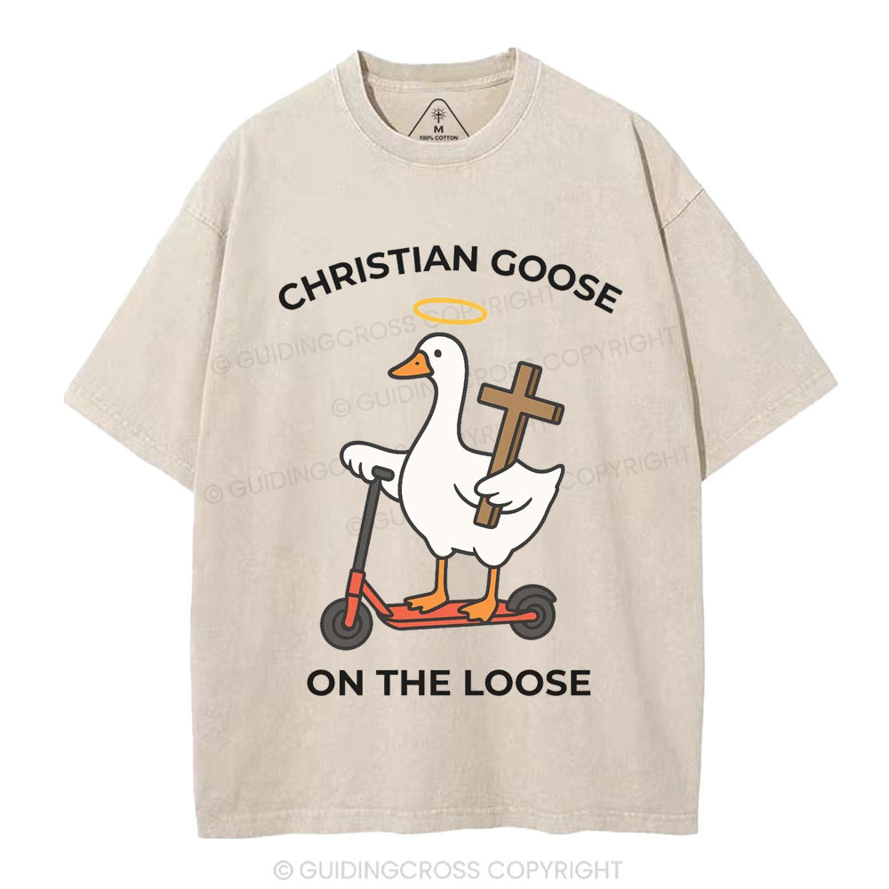 New-Sample Christian Washed T-Shirt Sale - GuidingCross
