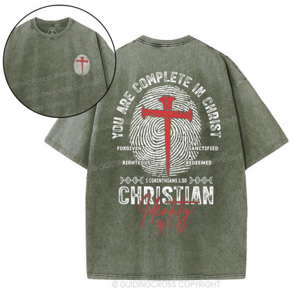 Christian Identity Christian Washed T-Shirt