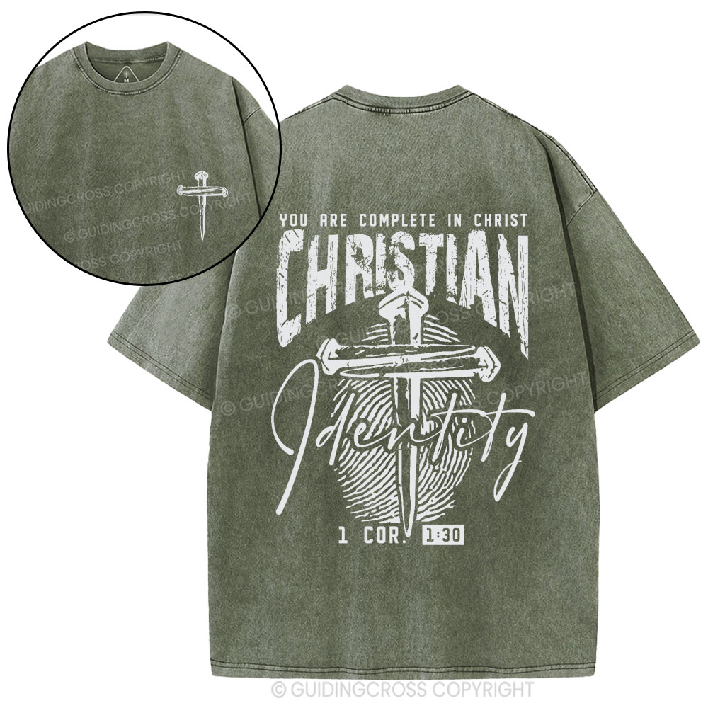 Christian Identity Christian Washed T-Shirt