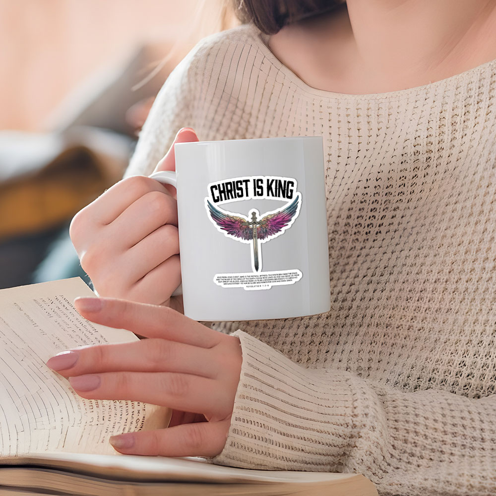 Christian Is King Christian Stickers