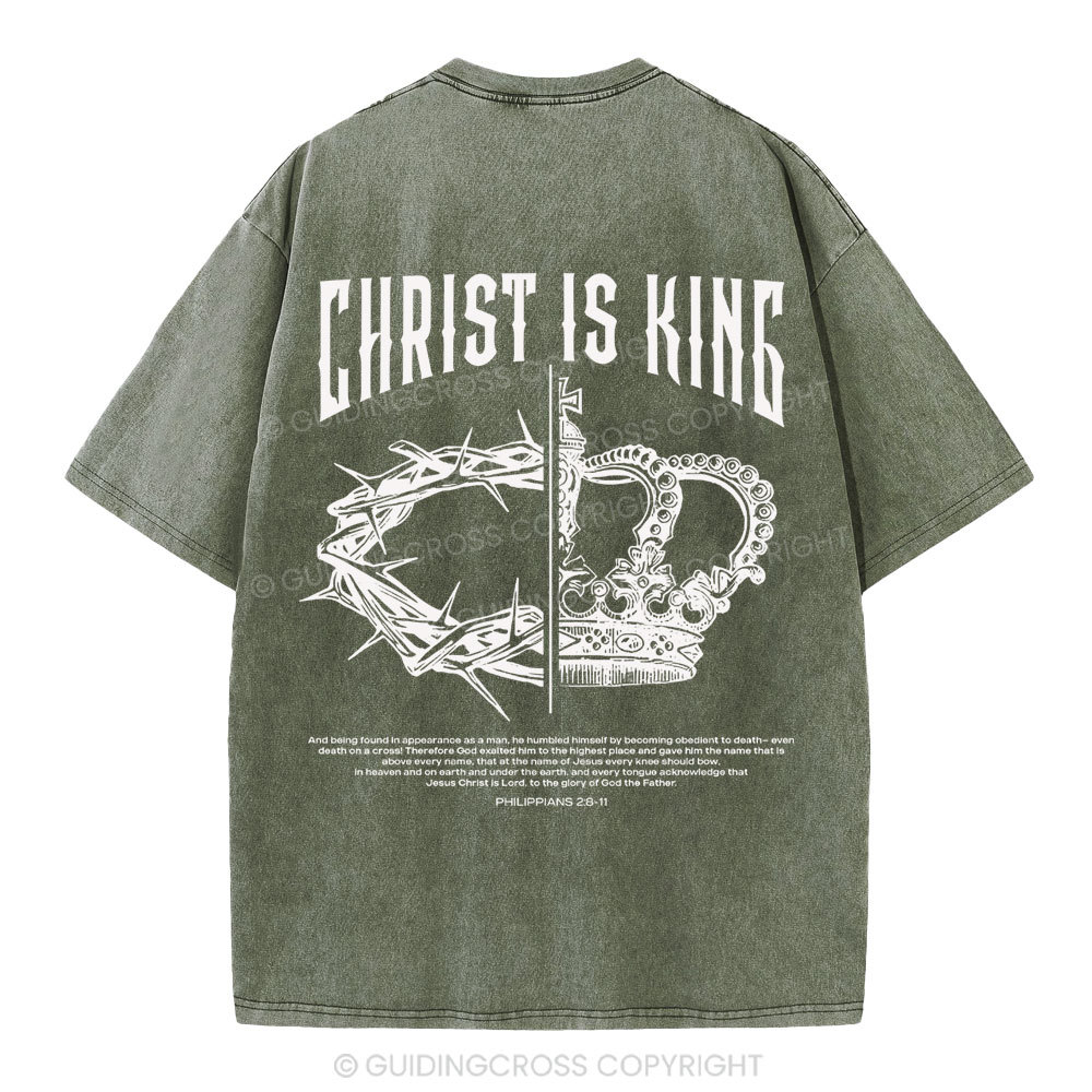 Christian Is King Christian Washed T-Shirt