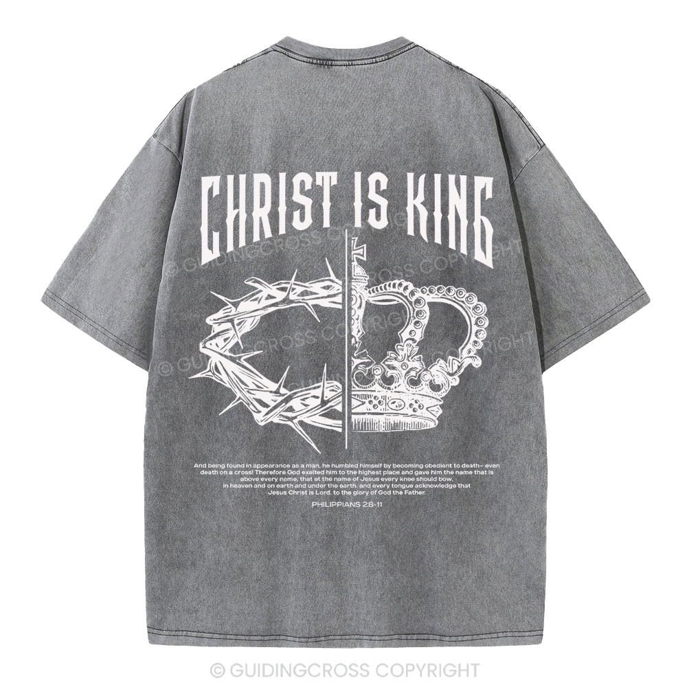Christian Is King Christian Washed T-Shirt