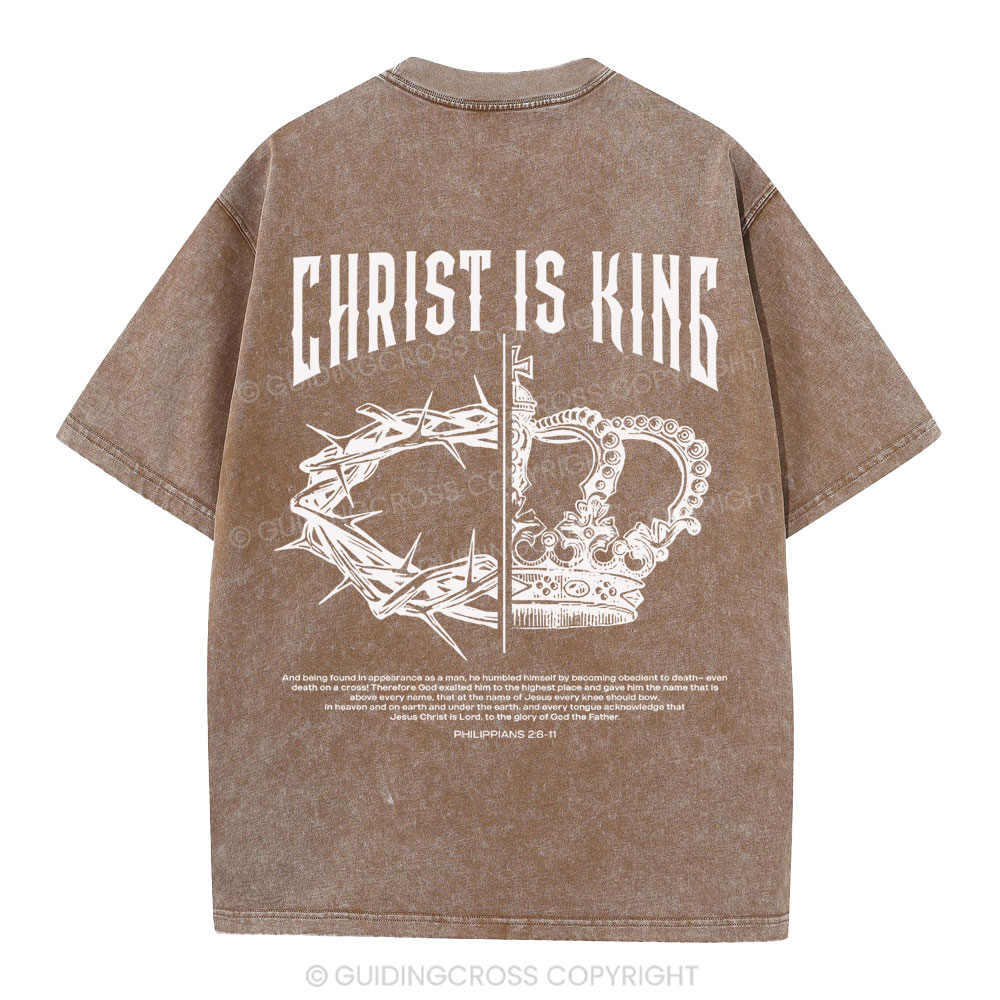 Christian Is King Christian Washed T-Shirt
