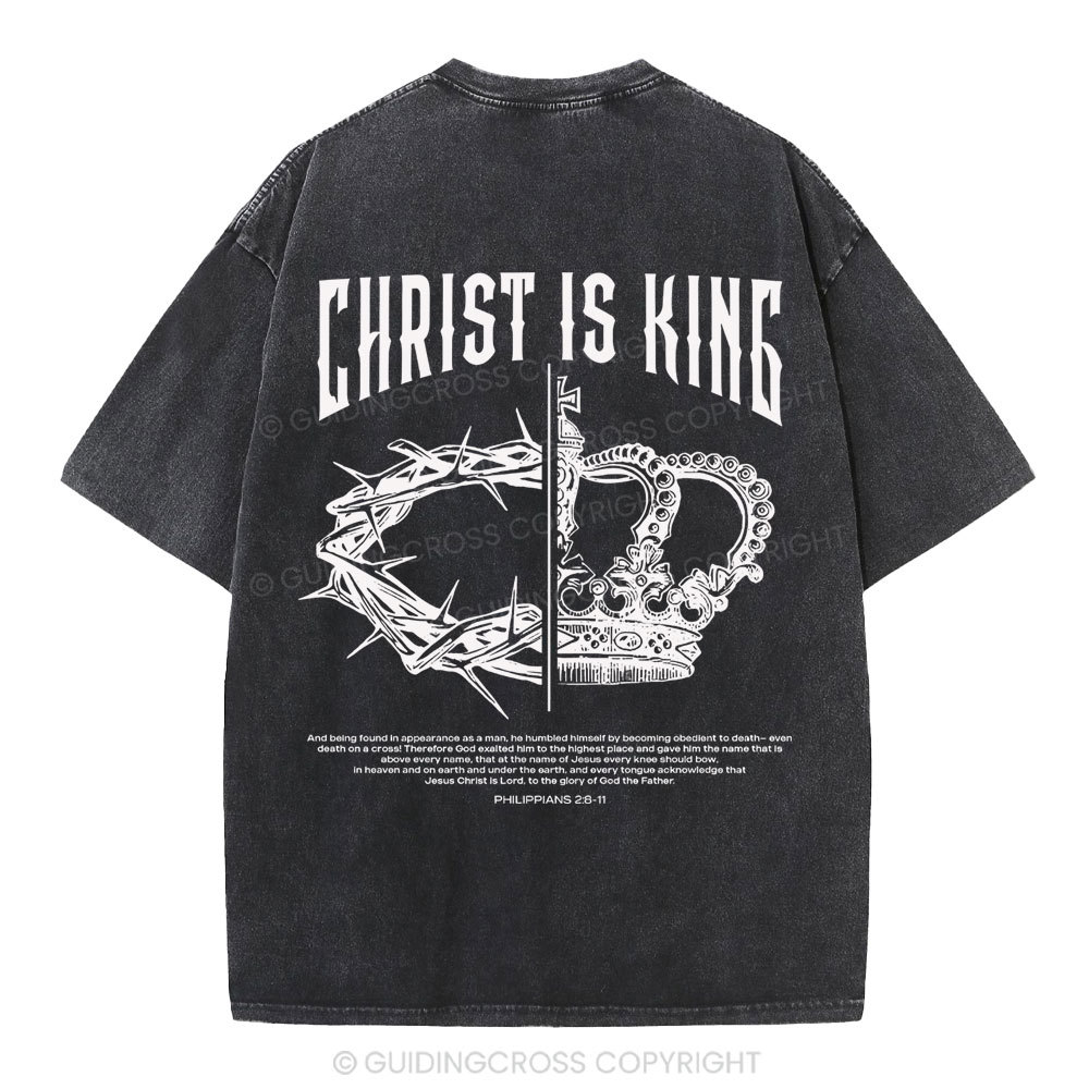Christian Is King Christian Washed T-Shirt