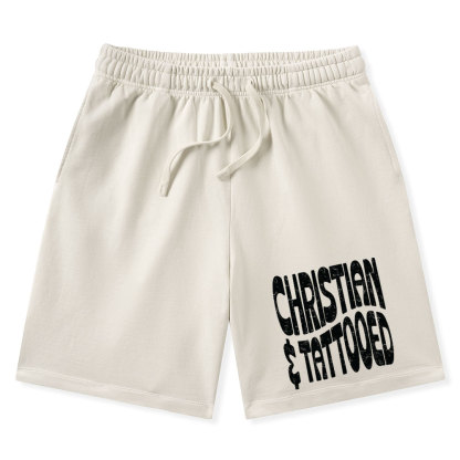 Christian Tattoed Christian Washed Shorts