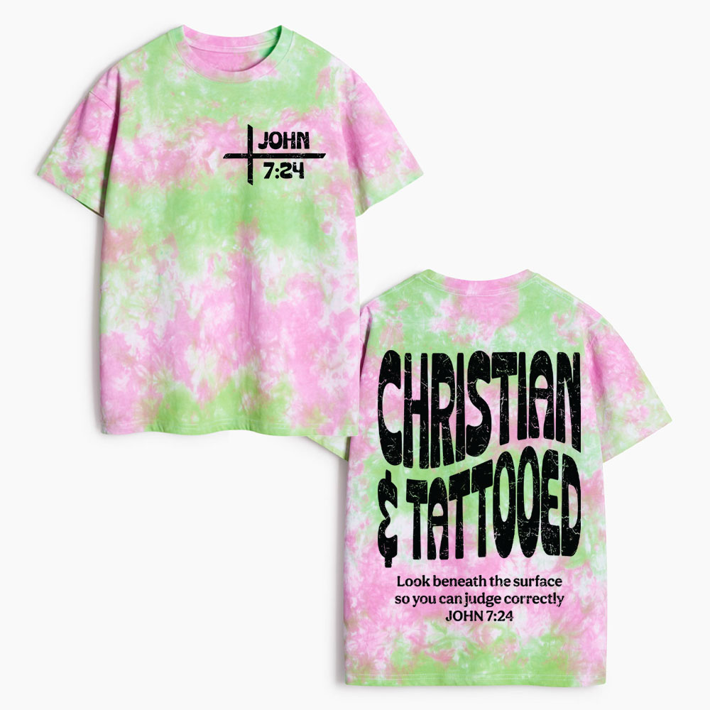 Be Not Afraid Christian Heavy Cotton Tie Dye T-Shirt Sale - GuidingCross