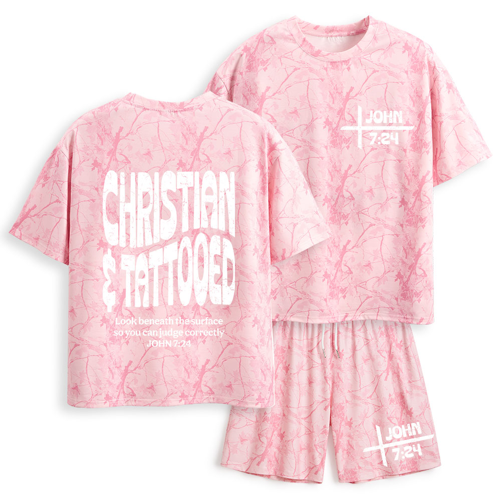 Christian & Tattooed Christian Camo T-Shirt & Shorts