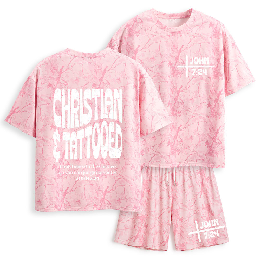 Christian & Tattooed Christian Camo T-Shirt & Shorts