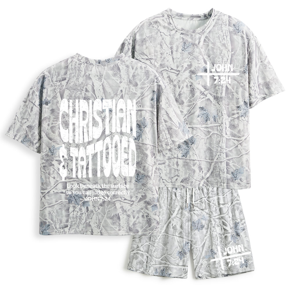 Sample --- Christian Camo T-Shirt & Shorts