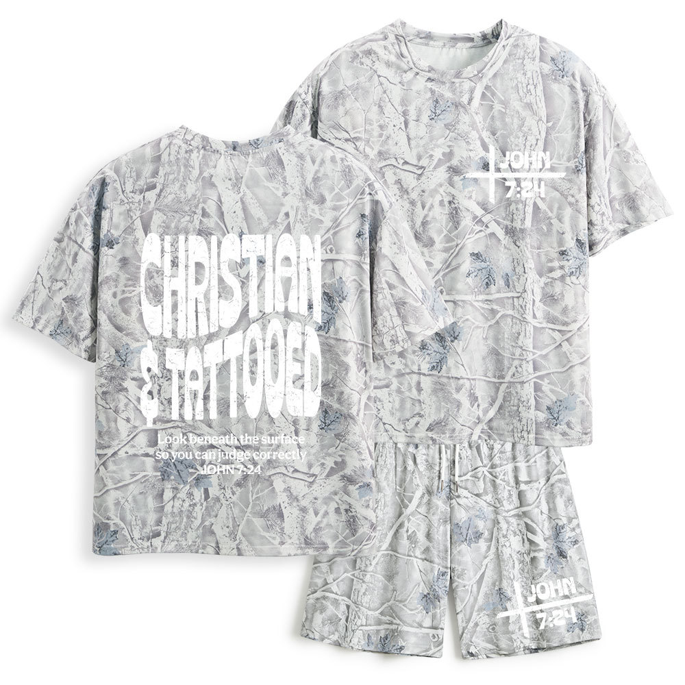 Sample --- Christian Camo T-Shirt & Shorts