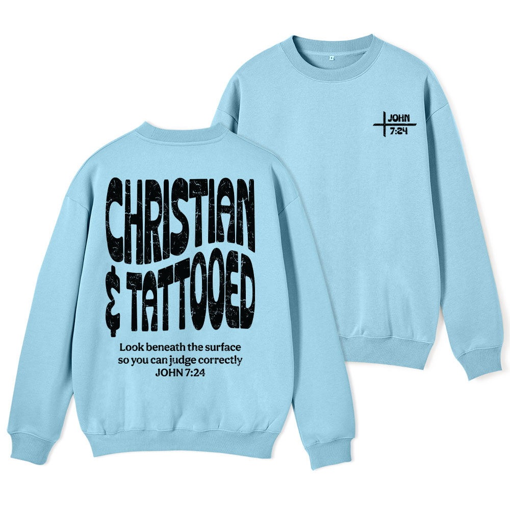 Christian & Tattooed Christian Fleece Sweatshirt