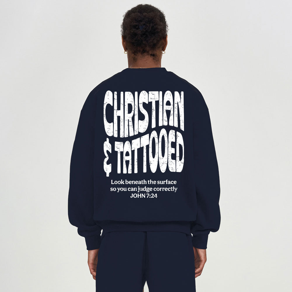 Christian & Tattooed Christian Fleece Sweatshirt